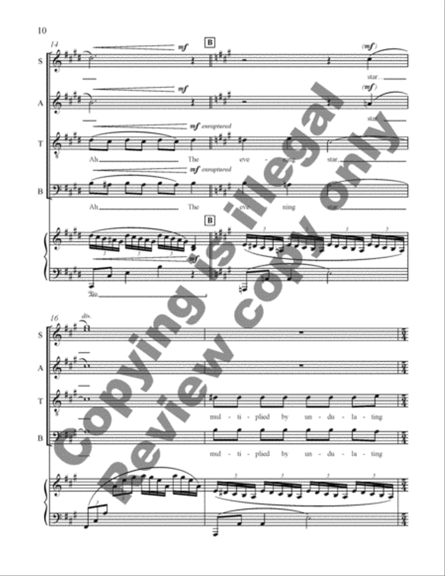 To Love This Earth: II. The Creatures 4-Part scores gallery preview page 24