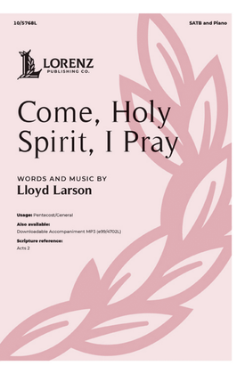 Book cover for Come, Holy Spirit, I Pray
