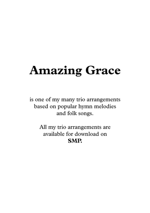 Book cover for Amazing Grace, for Flute Trio
