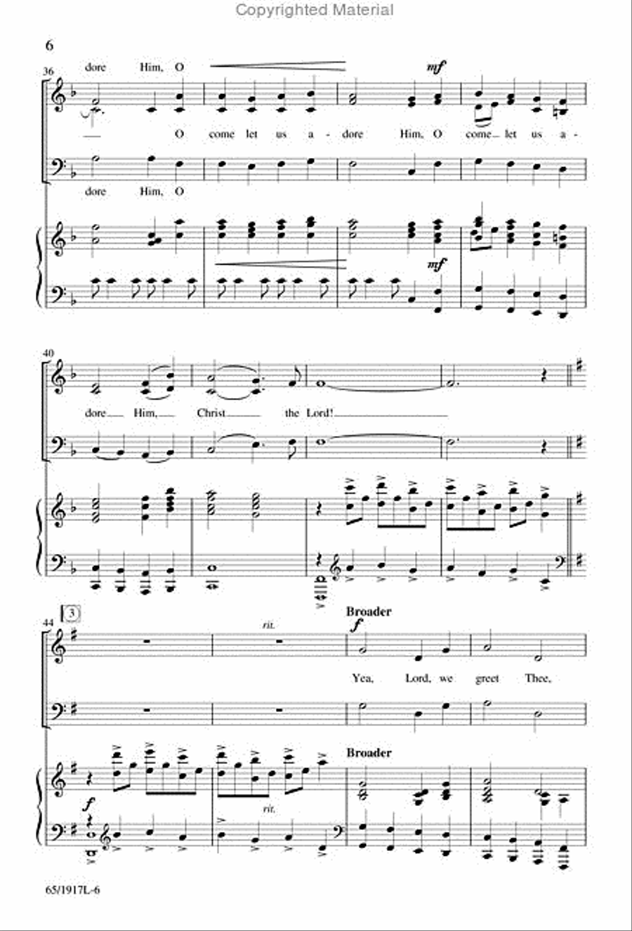 Touched by a Child, Touched by a King 3-Part scores gallery preview page 5
