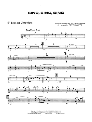 Sing, Sing, Sing: E-flat Baritone Saxophone