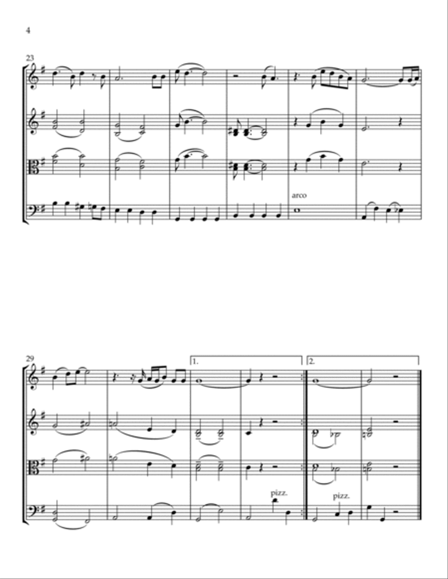 Georgia On My Mind String Trio scores gallery preview page 5