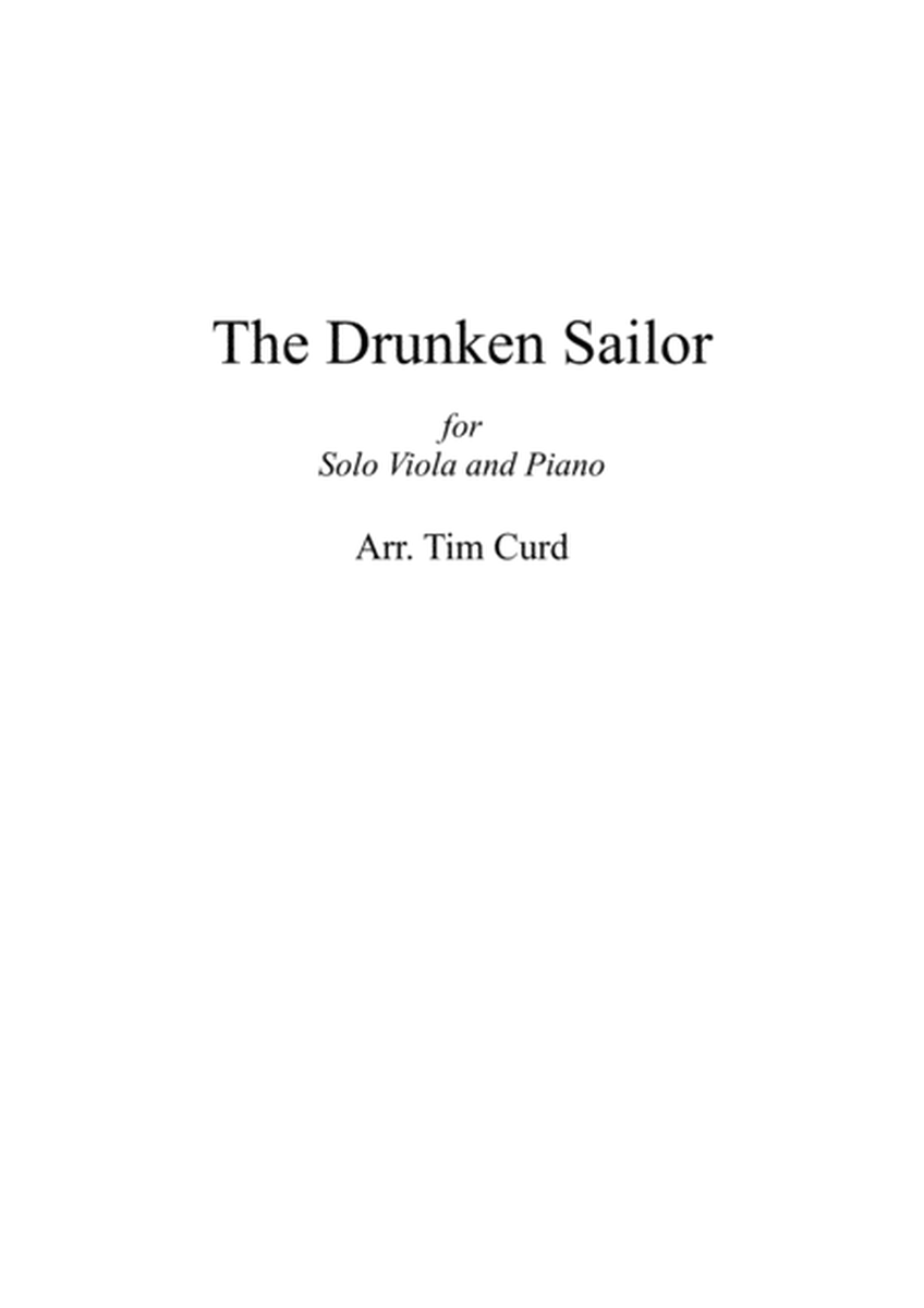 The Drunken Sailor. For Solo Viola and Piano image number null