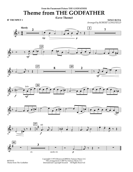 Theme From The Godfather - Bb Trumpet 1
