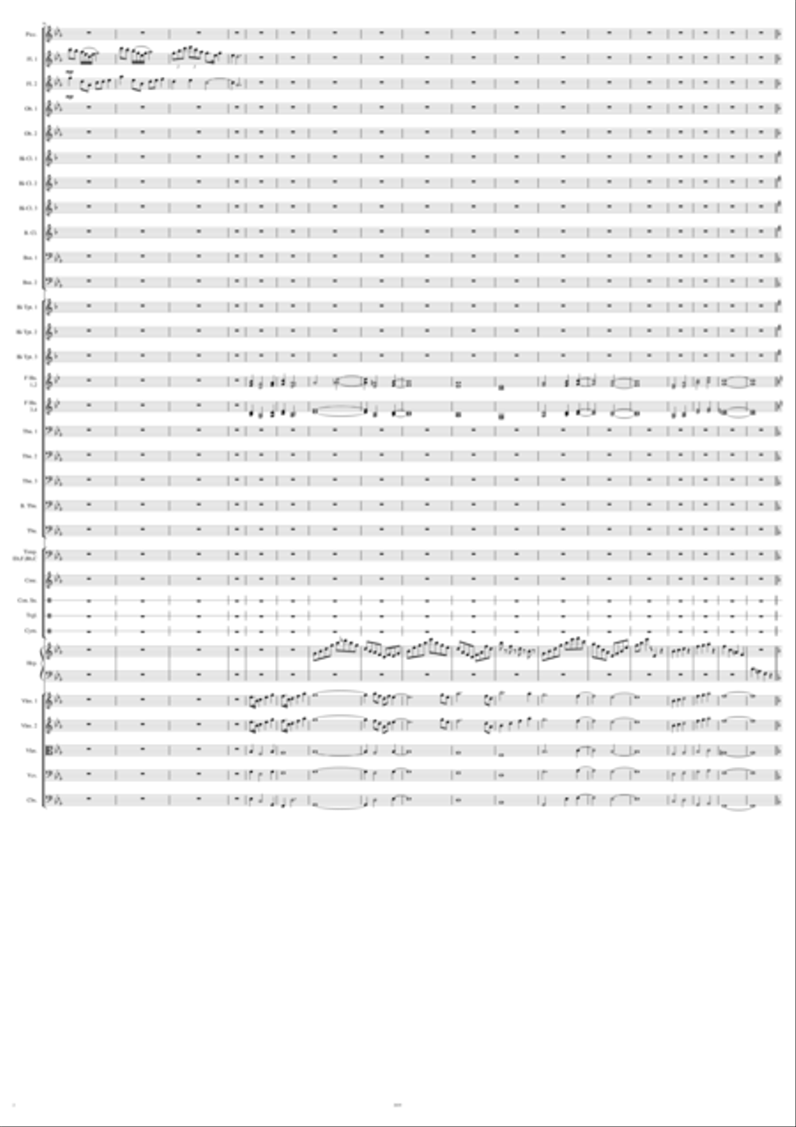 Overture in E Flat Full Orchestra scores gallery preview page 2