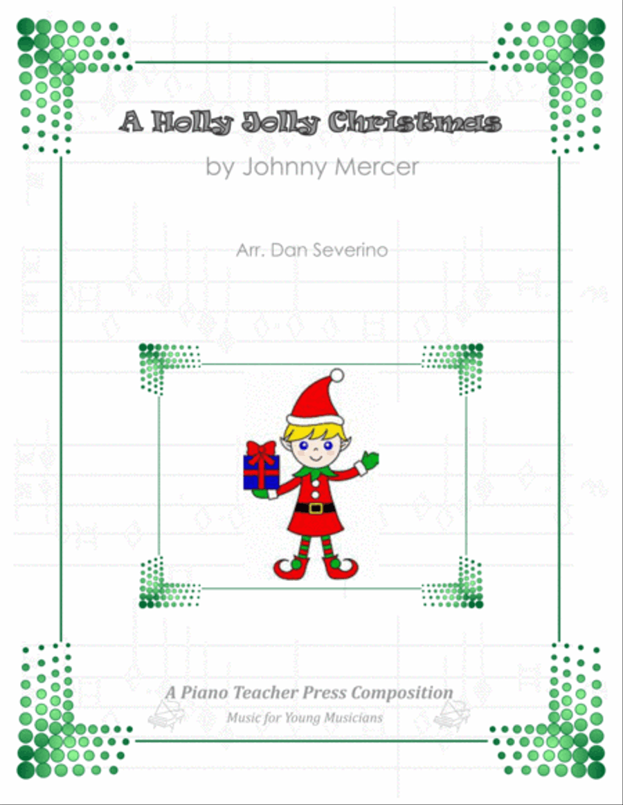 A Holly Jolly Christmas Easy Piano scores gallery preview page 1