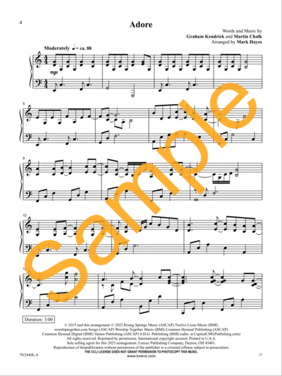 These Gifts We Bring Piano Solo scores gallery preview page 5