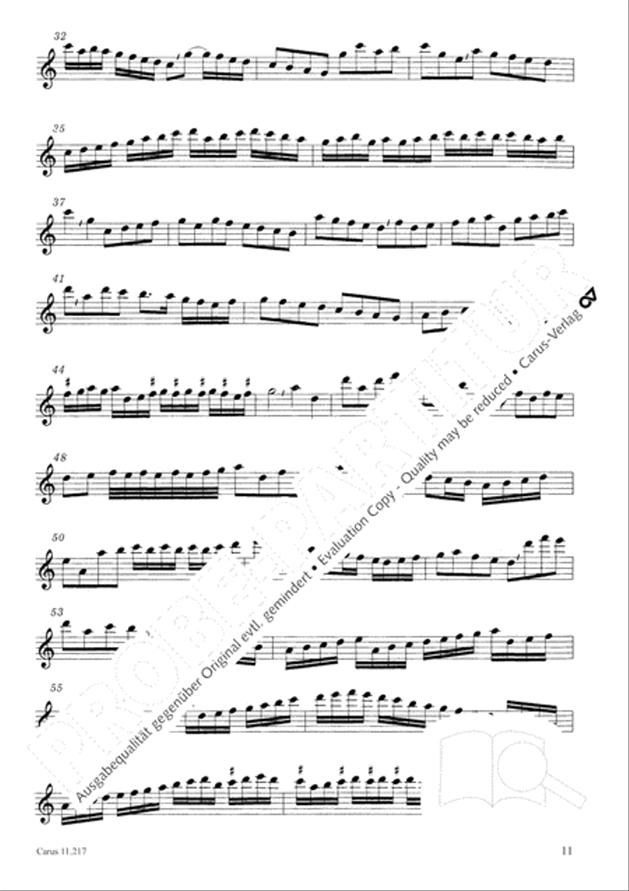Vier Ricercare Recorder scores gallery preview page 13