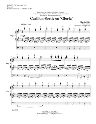 Book cover for Carillon-Sortie on "Gloria"