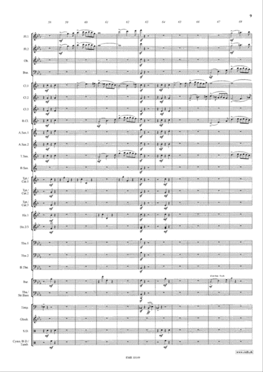 Ruslan And Ludmilla Concert Band scores gallery preview page 10