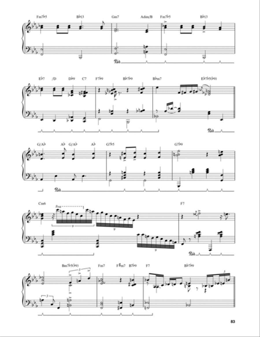 Don't Blame Me Piano scores gallery preview page 2