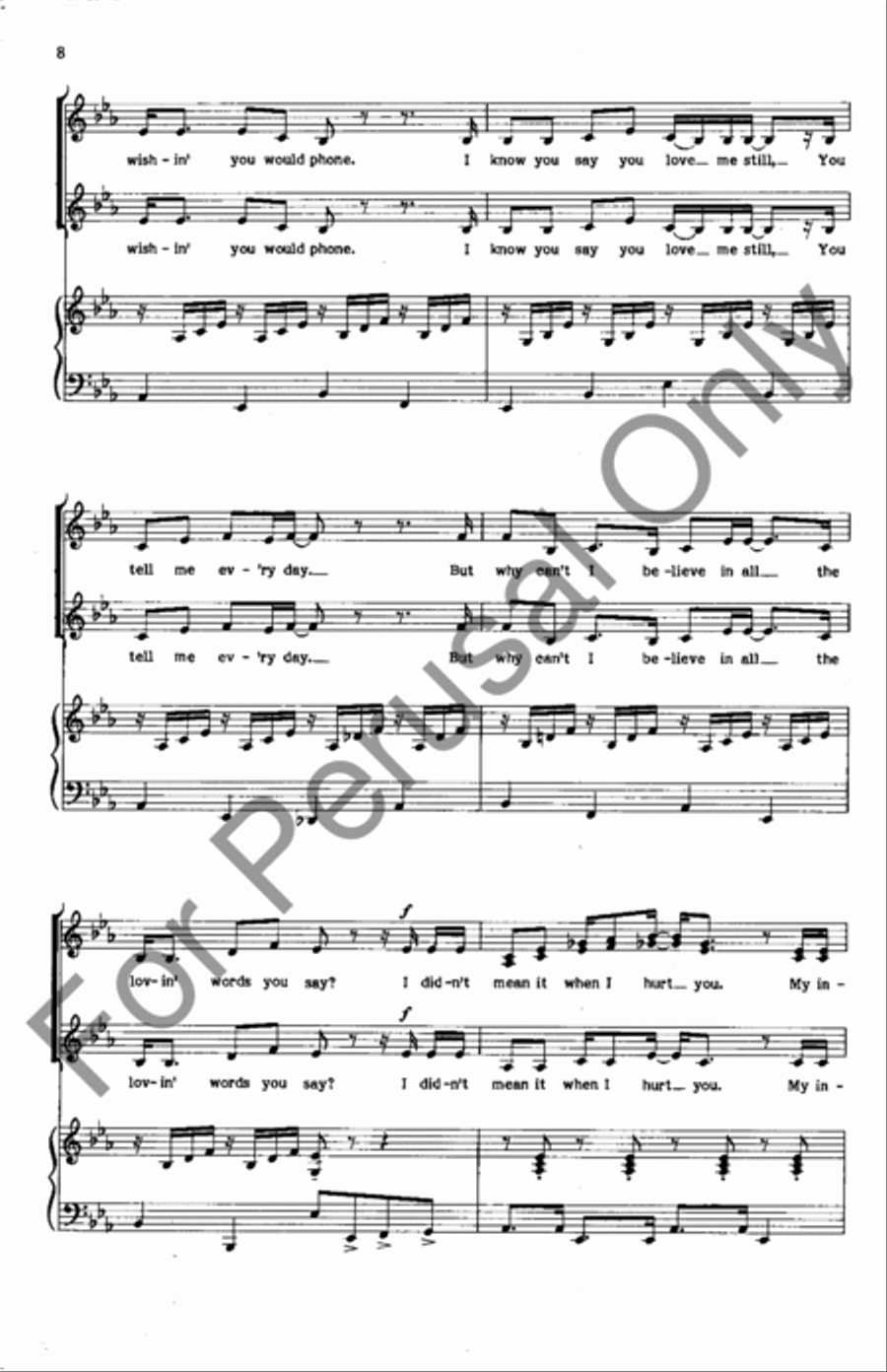 I Didn't Mean It SSA scores gallery preview page 8