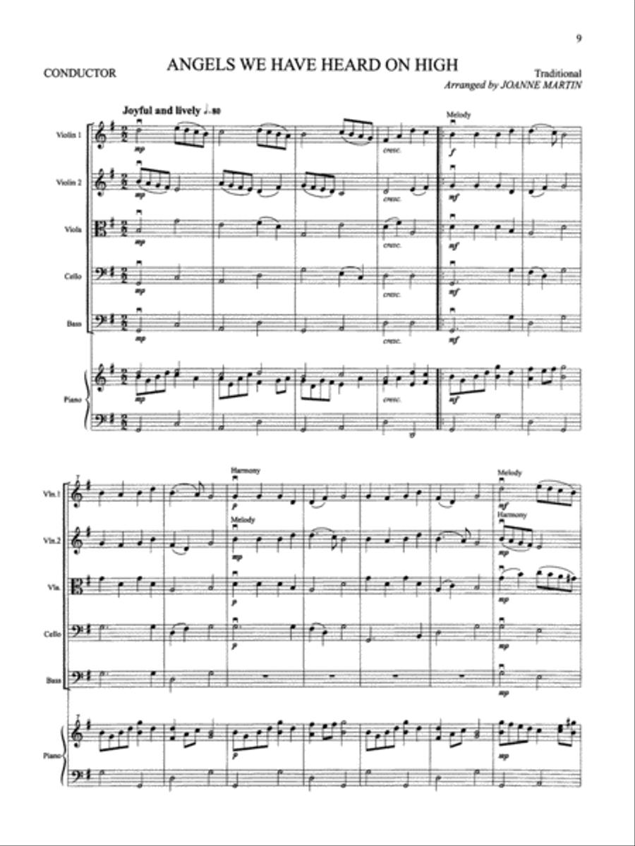 More Festive Strings for String Quartet or String Orchestra String Quartet scores gallery preview page 6