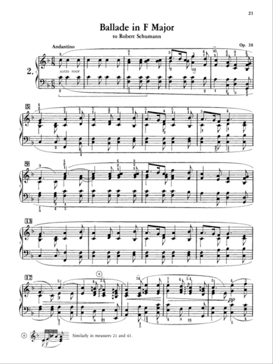 Chopin -- Ballades Piano Solo scores gallery preview page 3