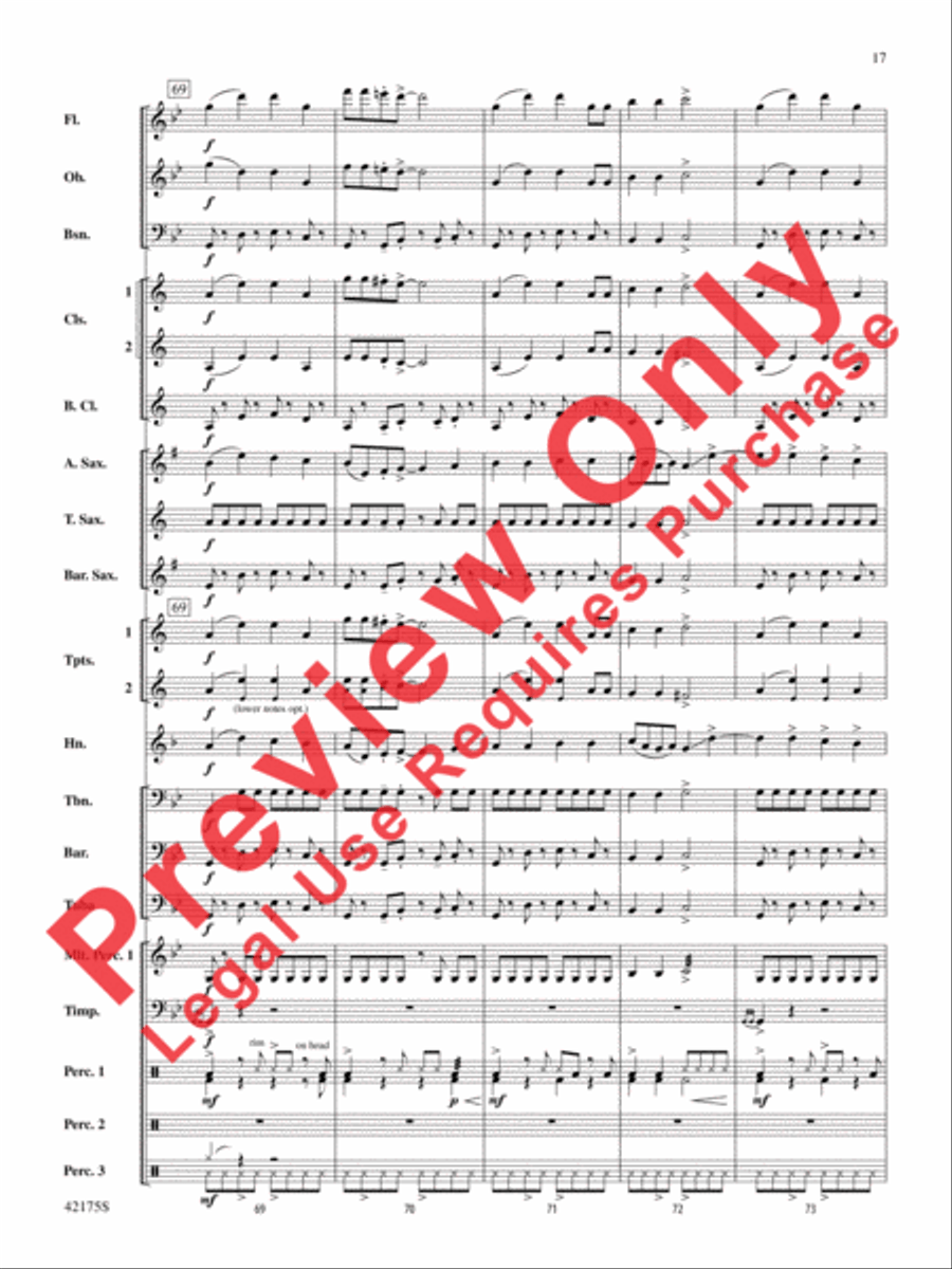 Hyperdrive Concert Band scores gallery preview page 17