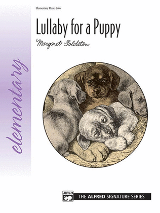 Book cover for Lullaby for a Puppy