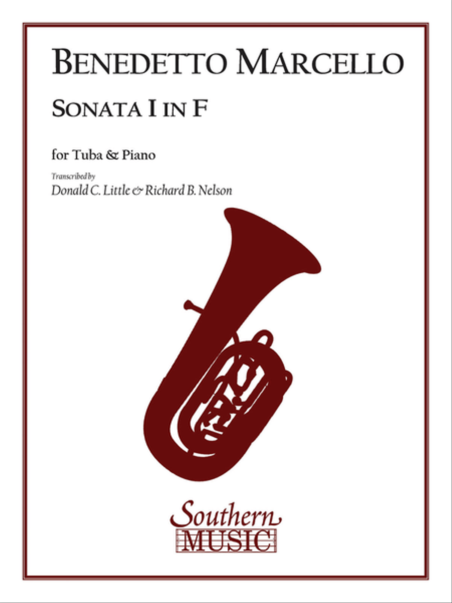 Sonata No. 1 in F Tuba scores gallery preview page 1