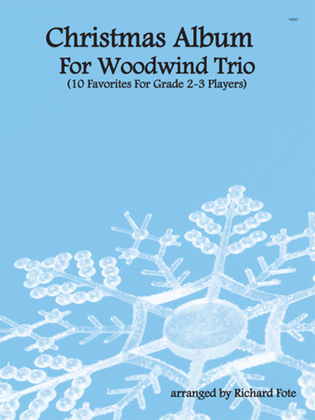 Book cover for Christmas Album For Woodwind Trio