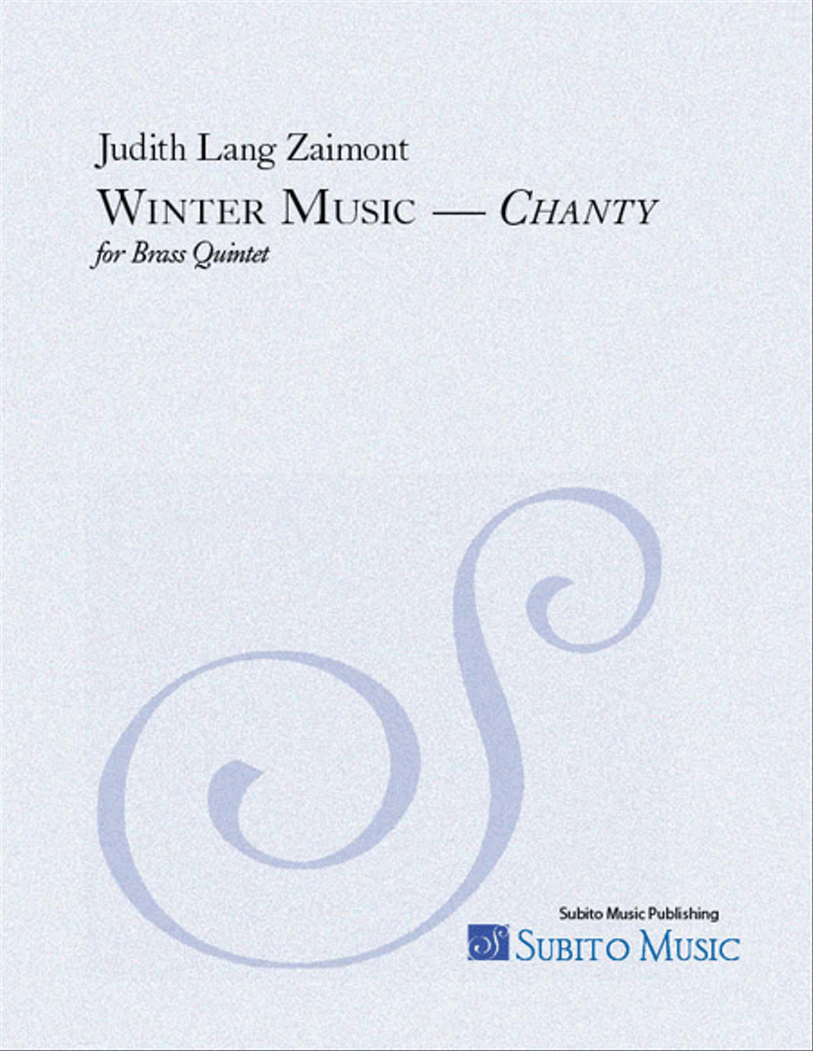 Winter Music chanty Brass Quintet scores gallery preview page 1