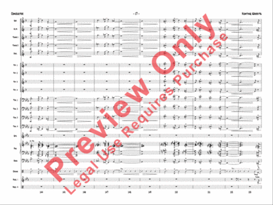 Hunting Wabbits Jazz Ensemble scores gallery preview page 20