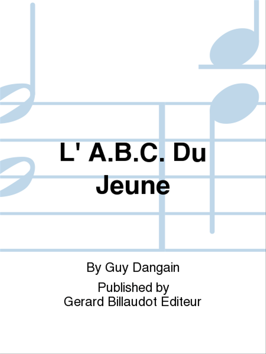 L' A.B.C. Du Jeune School and Community scores gallery preview page 1