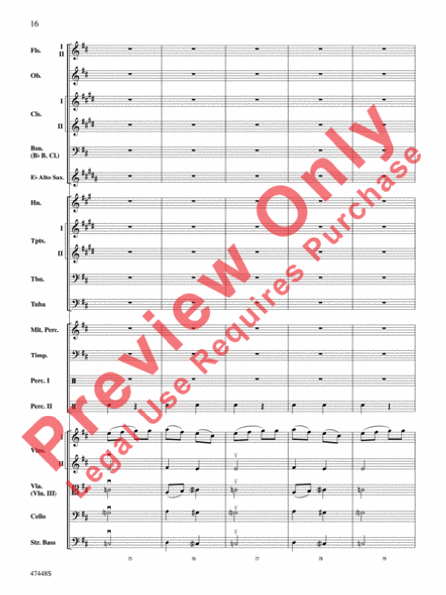 I'm Seventeen Come Sunday Full Orchestra scores gallery preview page 17