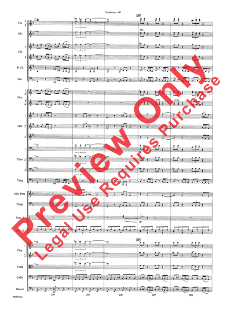Selections from Star Wars: Episode I The Phantom Menace Full Orchestra scores gallery preview page 86
