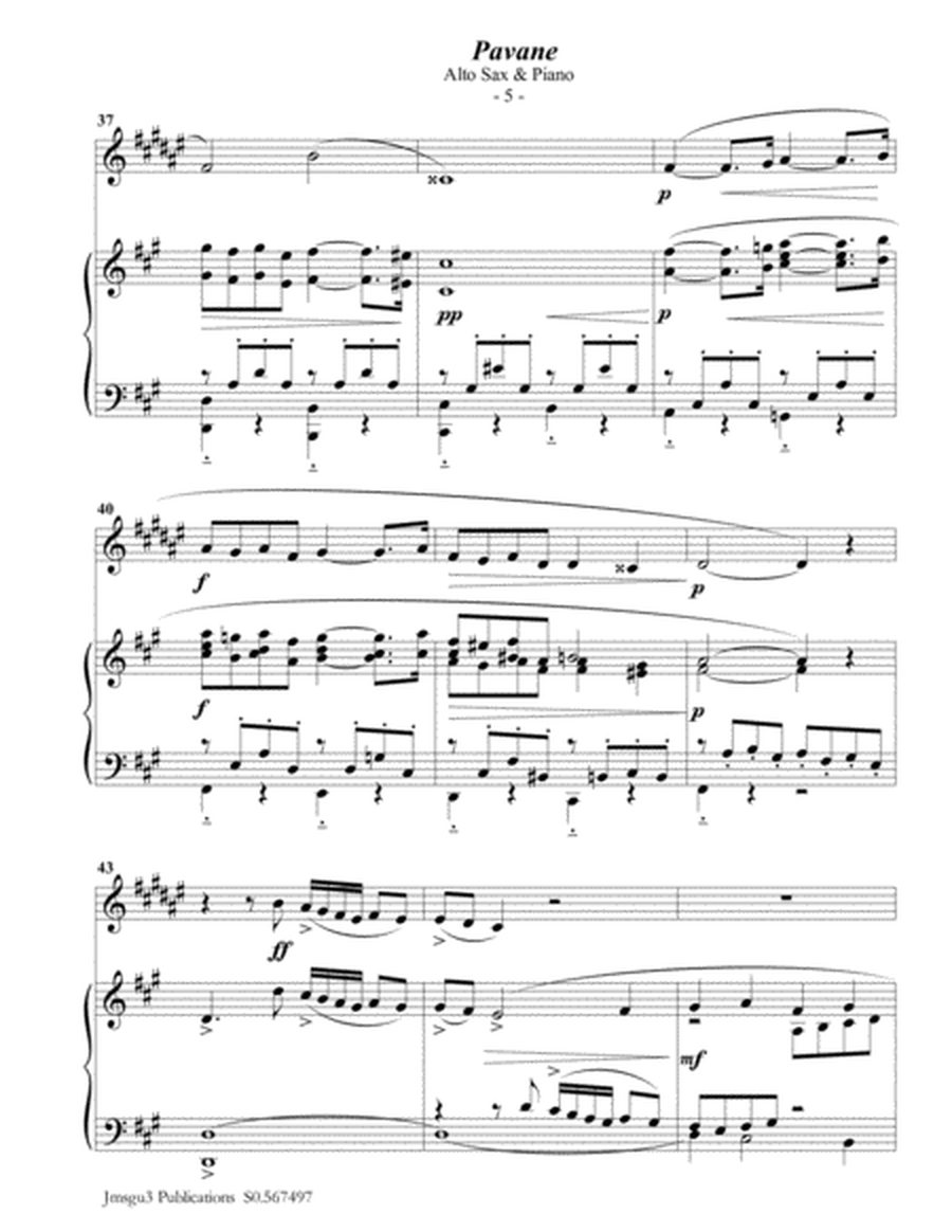 Fauré: Pavane Op. 50 for Alto Sax & Piano image number null
