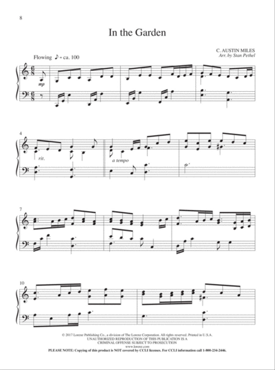 Portraits of Praise Piano Solo scores gallery preview page 4