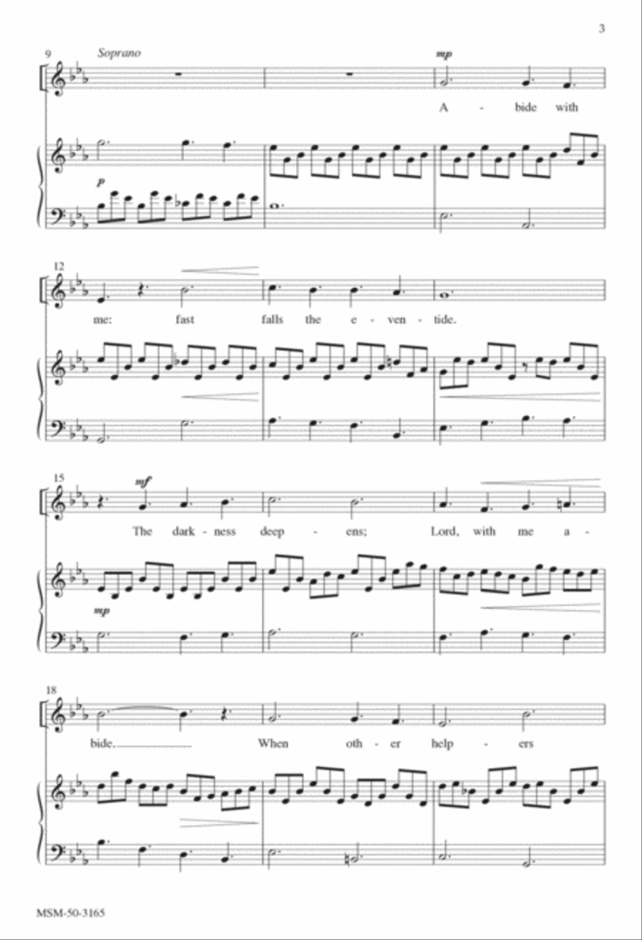Abide with Me Divisi scores gallery preview page 2