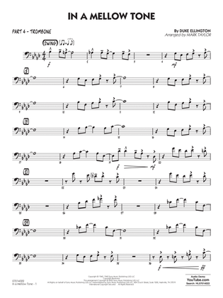 In A Mellow Tone (arr. Mark Taylor) - Part 4 - Trombone