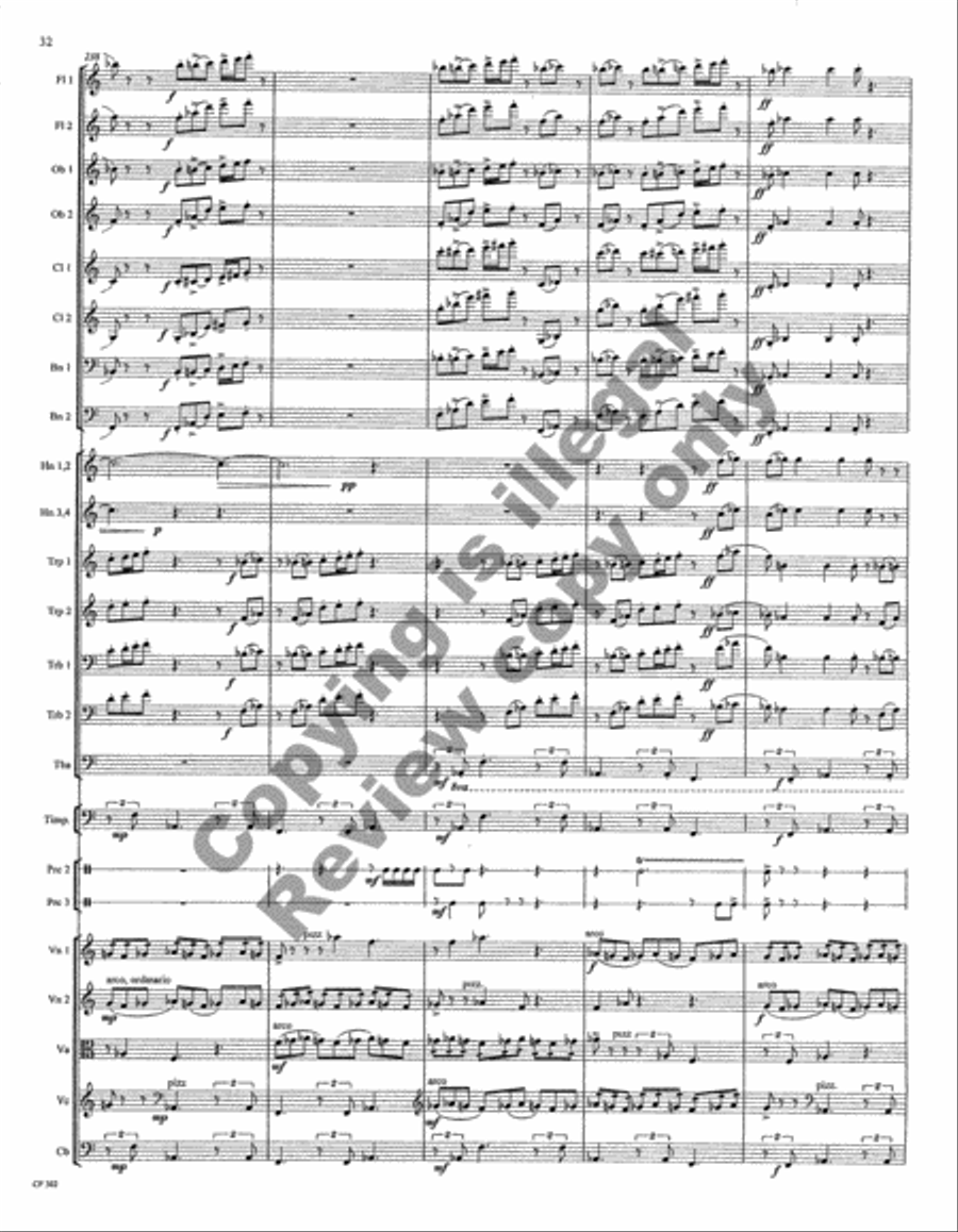 Symphony No. 1 Full Orchestra scores gallery preview page 34