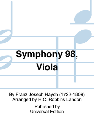 Symphony 98, Viola
