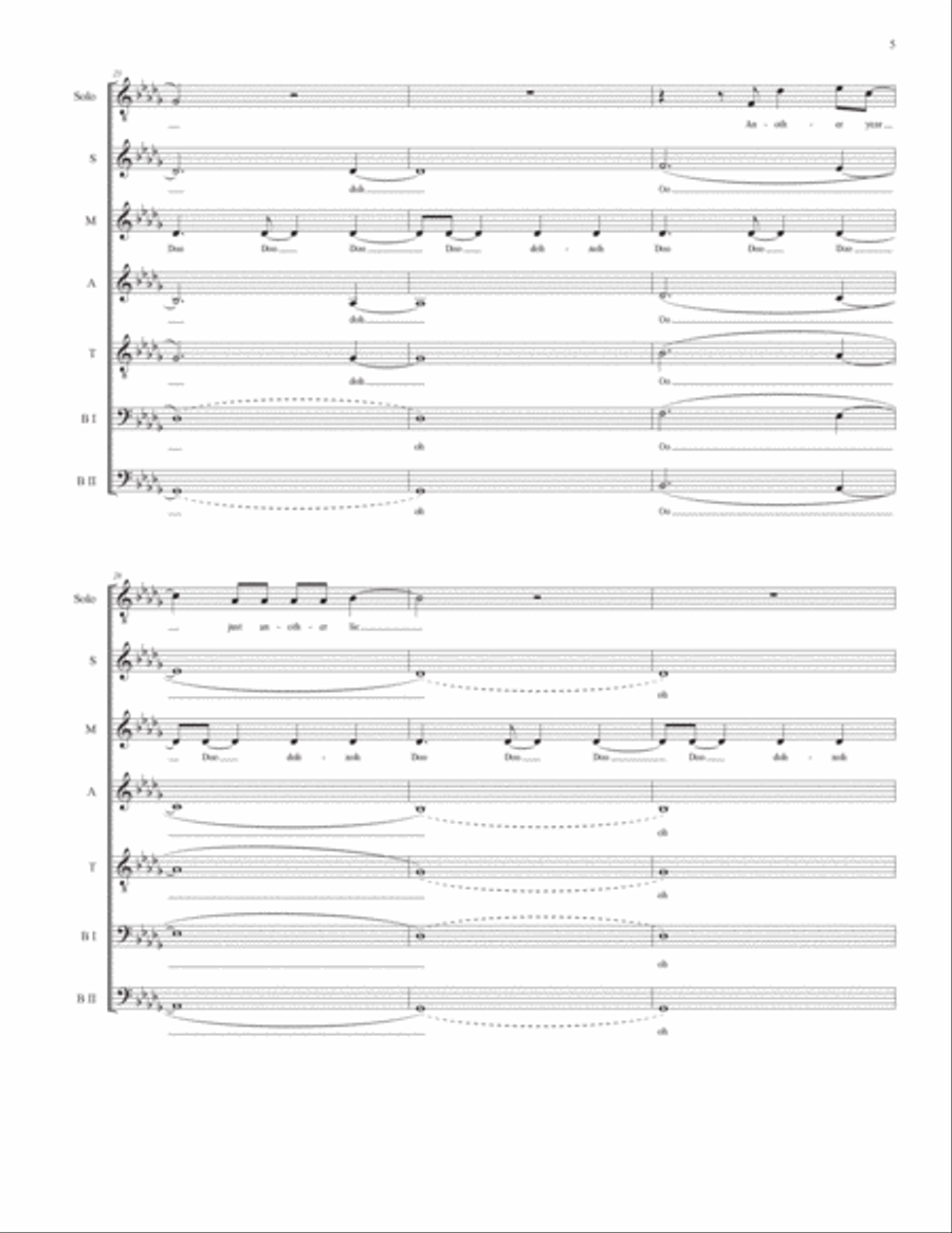 I'll Be Waiting Divisi scores gallery preview page 6