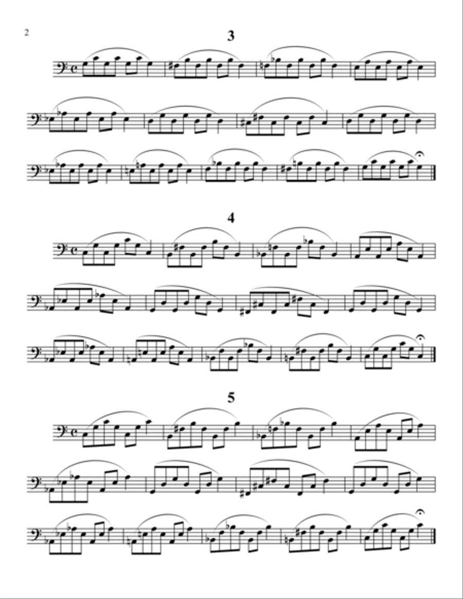 Low Horn Flexibility Studies Horn scores gallery preview page 2