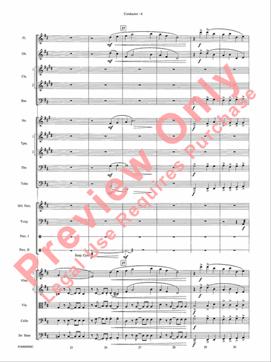 Go West! (Medley) Full Orchestra scores gallery preview page 9