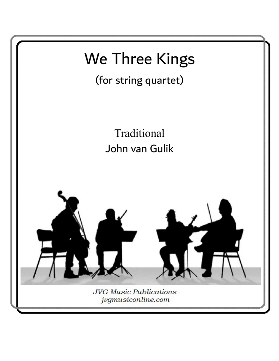 We Three Kings - String Quartet image number null