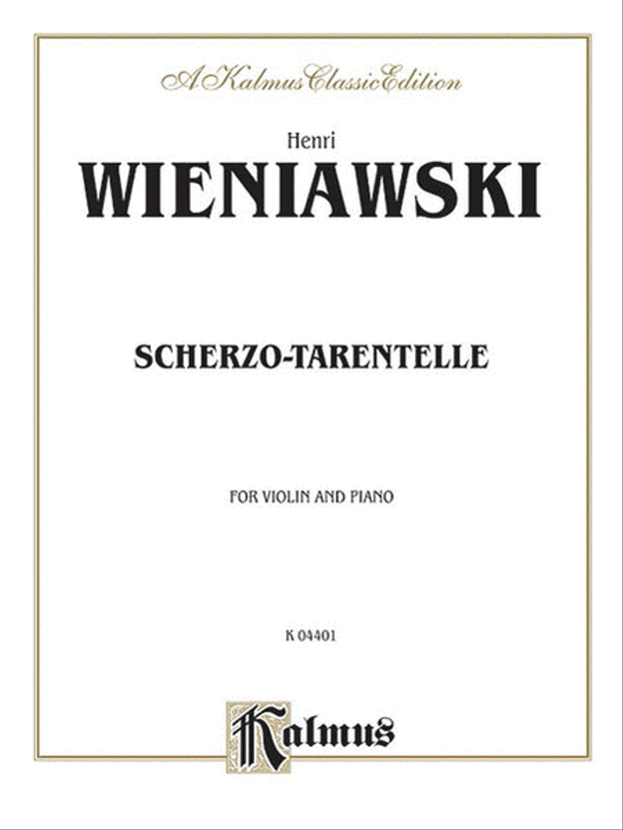 Scherzo Tarantelle, Op. 16 Small Ensemble scores gallery preview page 1