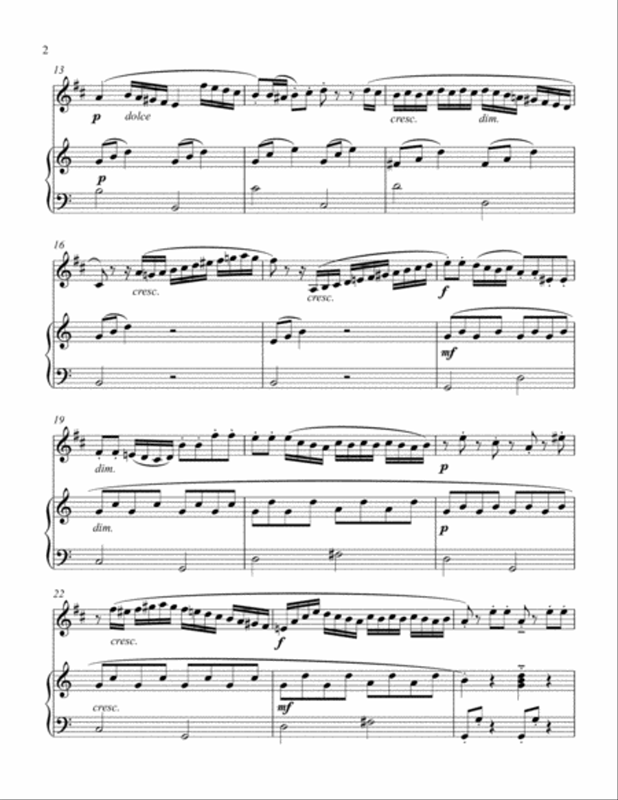 Sonatina-Clementi (Op. 36, No. 3) (treble Bb instrument solo) Piano scores gallery preview page 3
