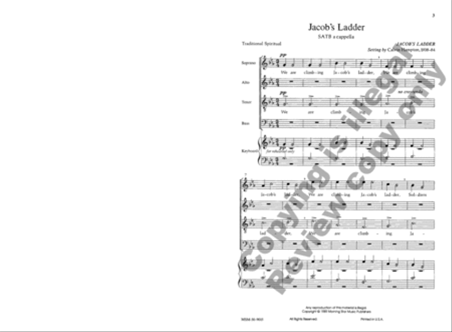 Jacob's Ladder Jacob's Ladder 4-Part scores gallery preview page 2