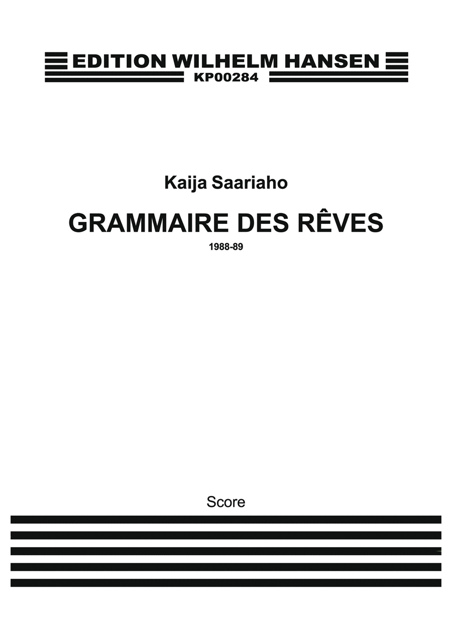Grammaire Des Reves Voice scores gallery preview page 1