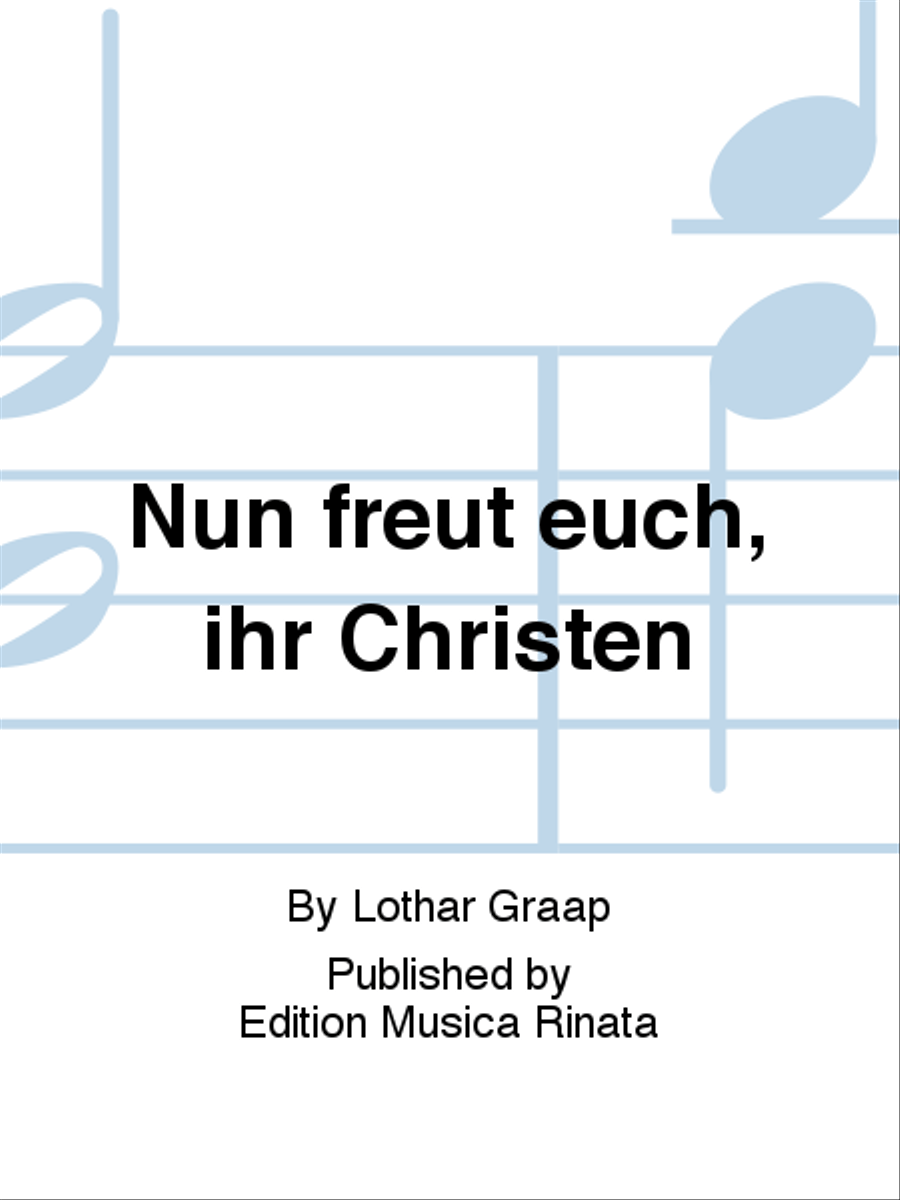Nun freut euch, ihr Christen 3-Part scores gallery preview page 1