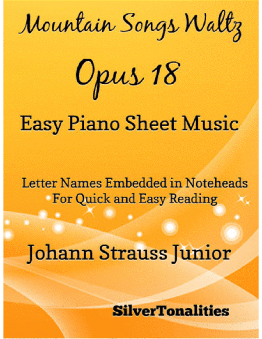 Mountain Songs Waltz Opus 18 Easy Piano Sheet Music Easy Piano scores gallery preview page 1