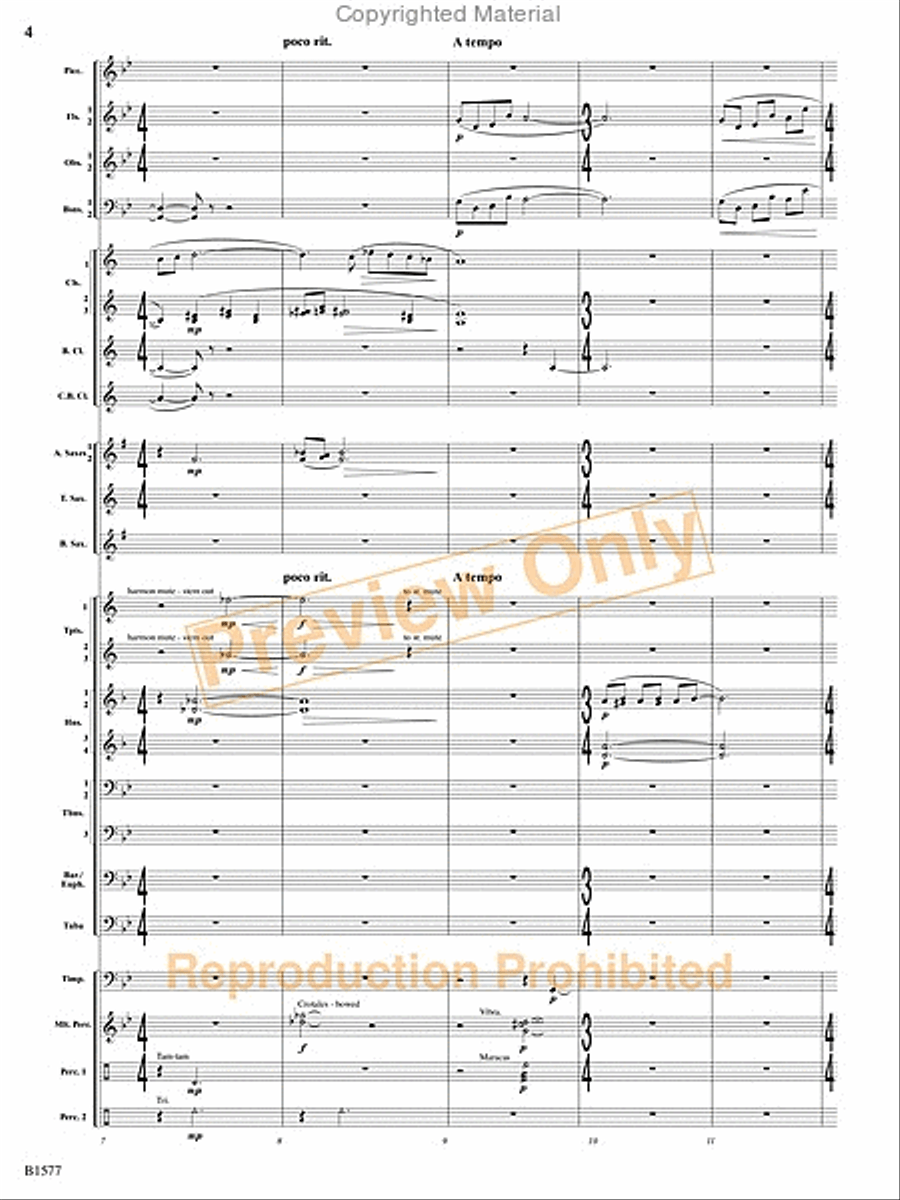 Evocatio Evocatio Concert Band scores gallery preview page 5