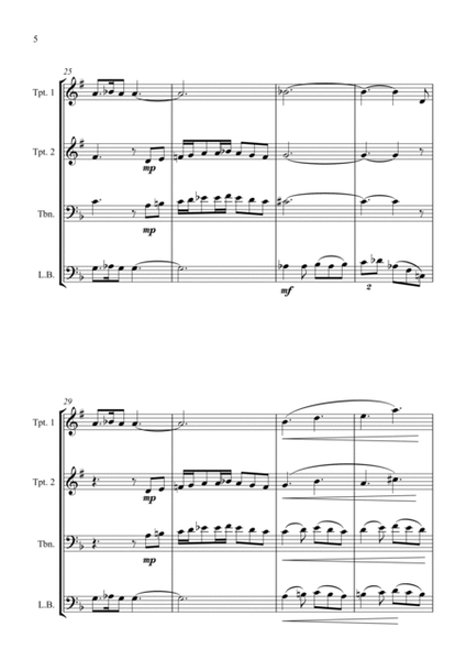 Celtic Lament - for Brass Quartet image number null