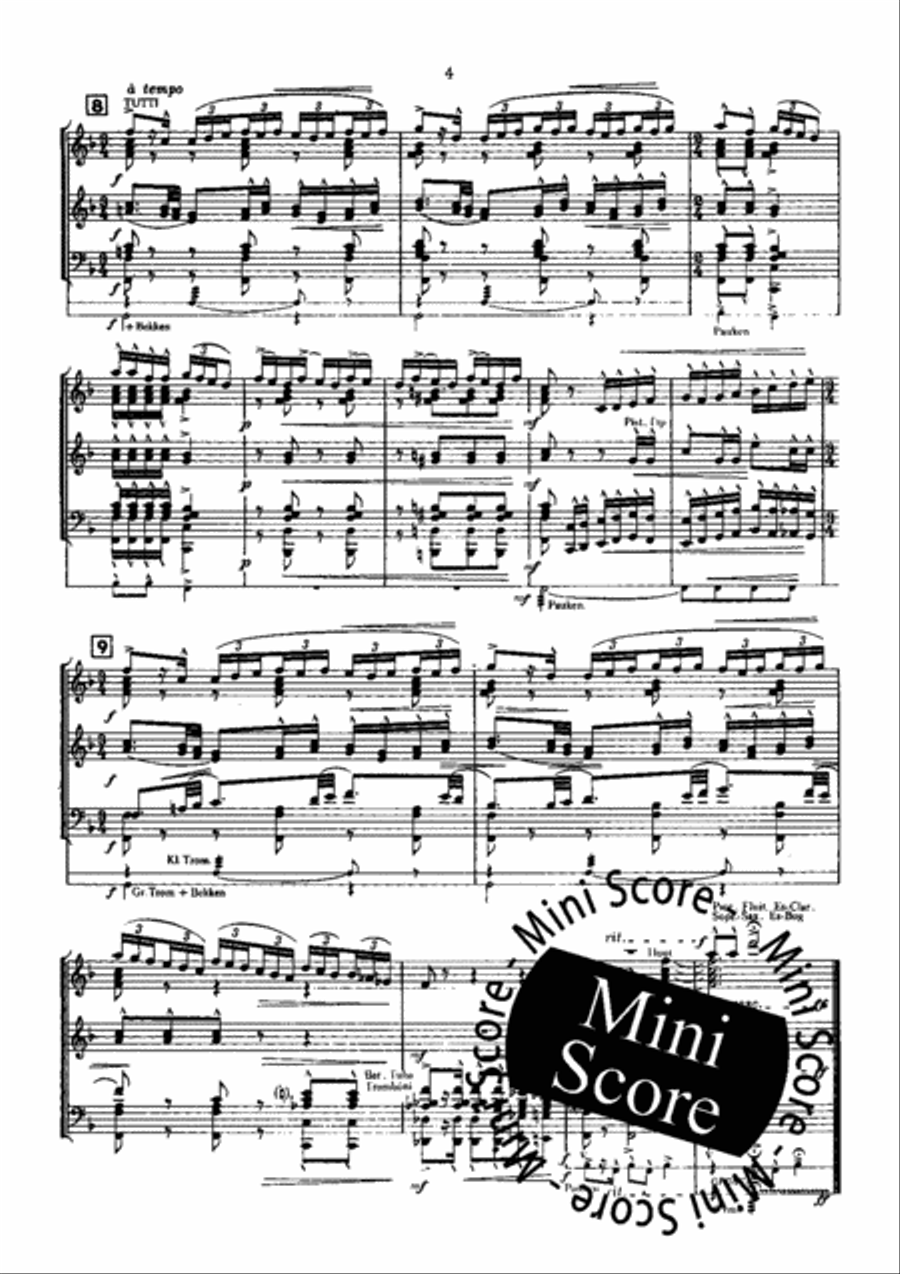 Persiflages Concert Band scores gallery preview page 6