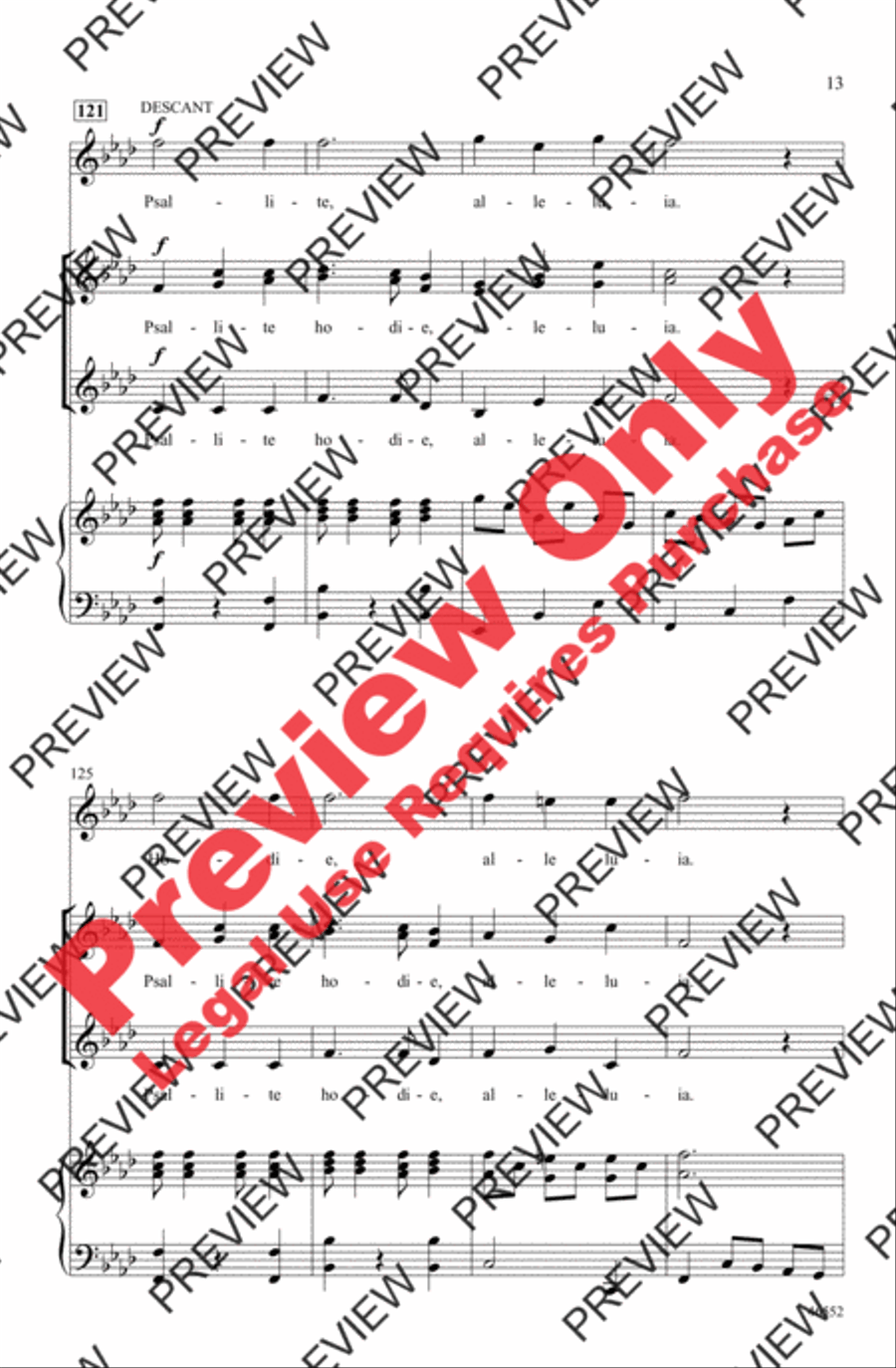 Psallite Hodie SSAA scores gallery preview page 12