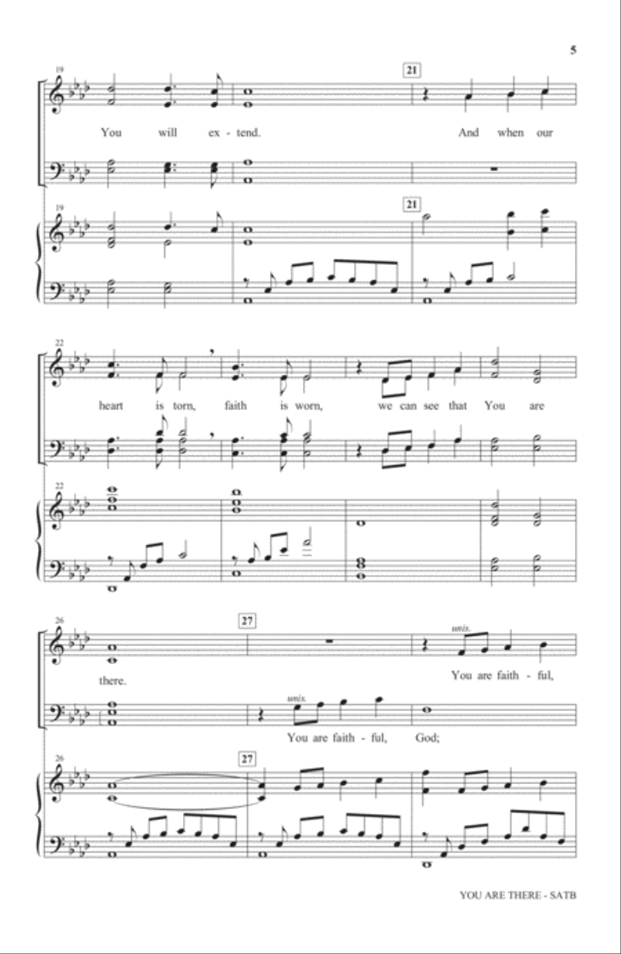 You Are There You Are There 4-Part scores gallery preview page 3