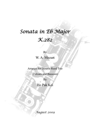 Sonata in Eb Major K.282 for Double Reed Trio