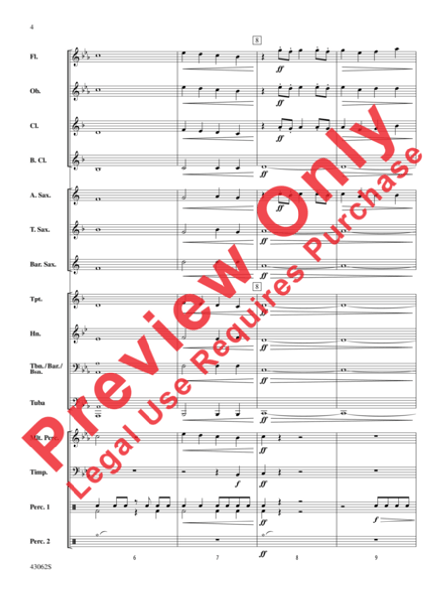 Planet X Concert Band scores gallery preview page 5